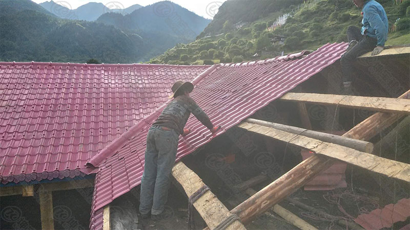 阿壩合成樹脂瓦自建房案例效果圖 阿壩合成樹脂瓦自建房案例效果圖