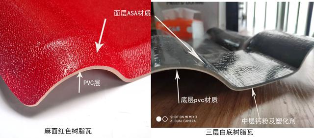 樹脂瓦灰底的和白底的區(qū)別？三層和兩層合成樹脂瓦那種好？